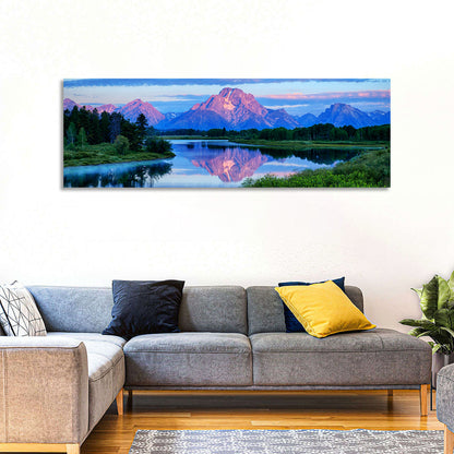 Oxbow Bend Dawn Reflection Wall Art
