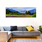 Juneau Meadow with Mendenhall Glacier Wall Art