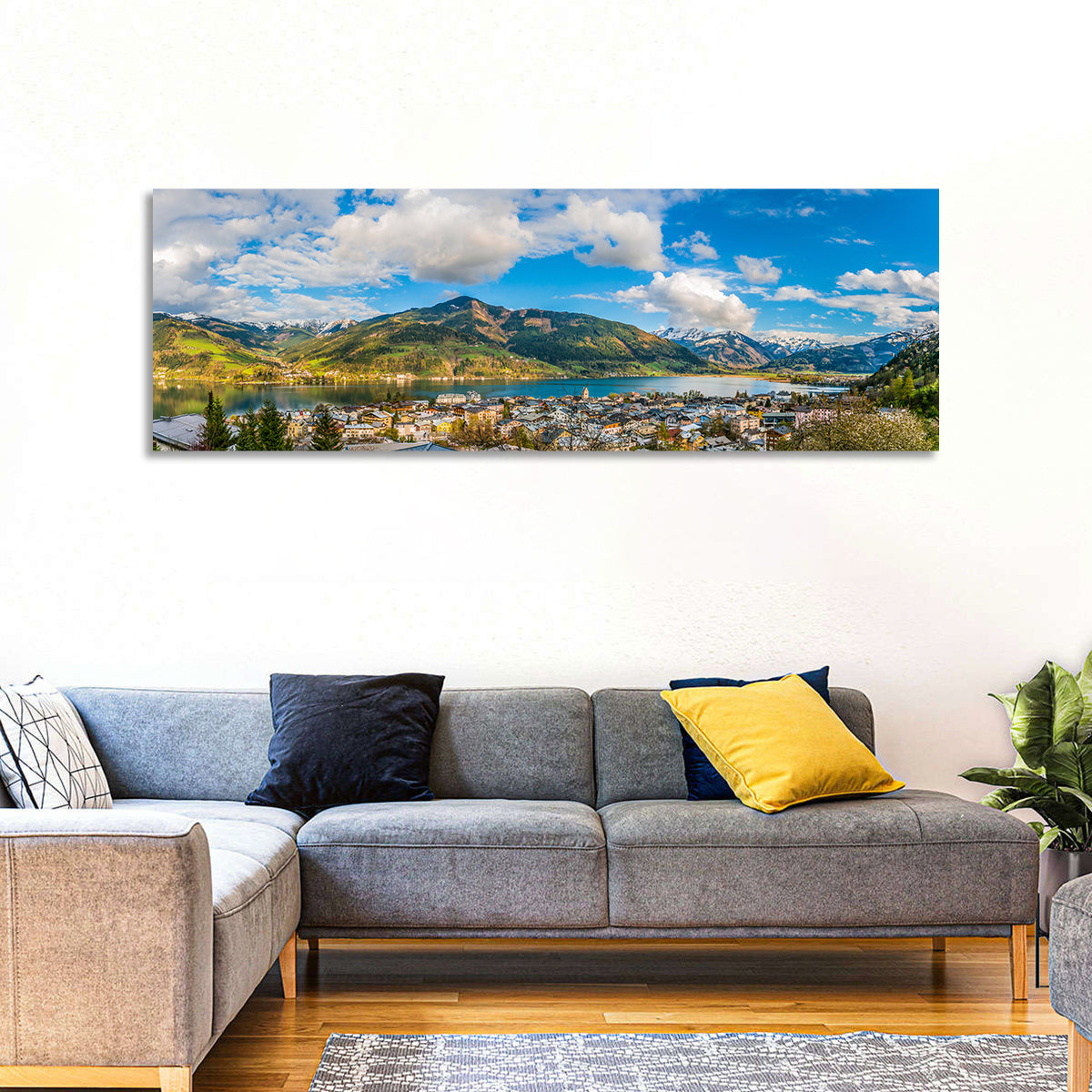Zell Am See Shoreline Wall Art