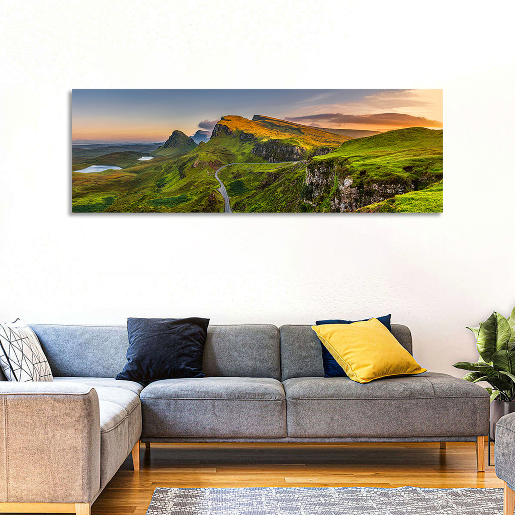 Quiraing Golden Hour, Isle of Skye Wall Art