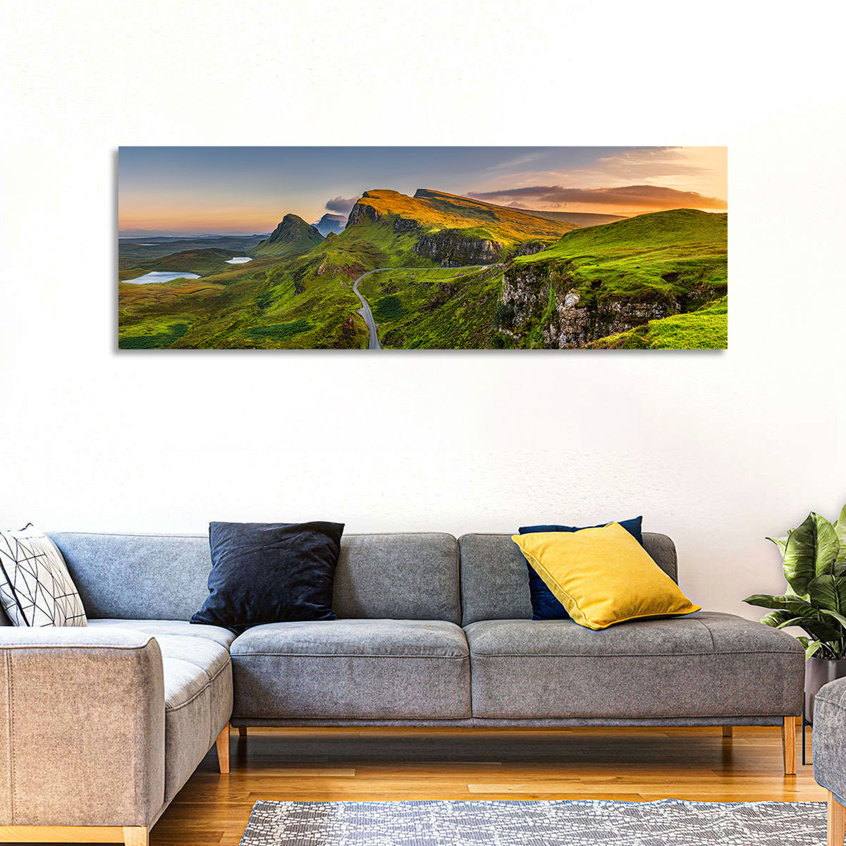 Quiraing Golden Hour, Isle of Skye Wall Art