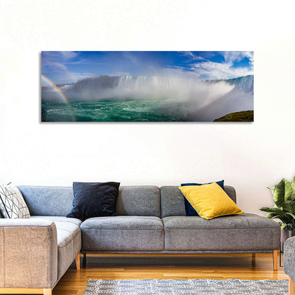 Horseshoe Falls Rainbow View Wall Art