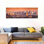 Newark Golden Hour Skyline Wall Art
