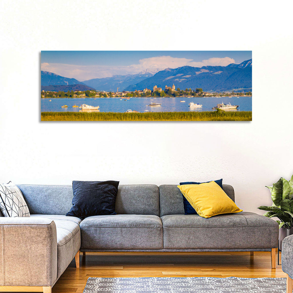Rapperswil Castle Over Lake Zurich Wall Art