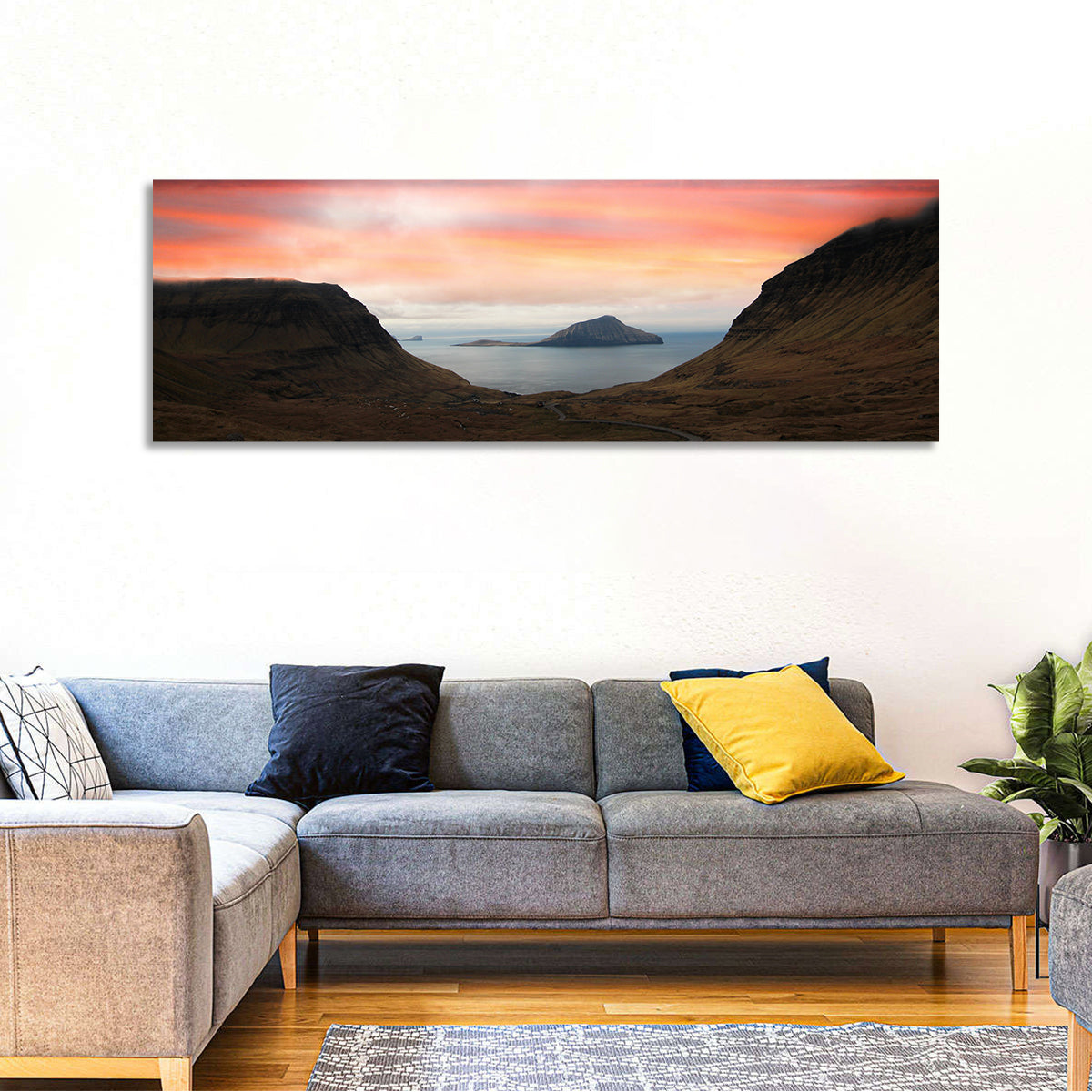 Klakkur Dusk Over Kalsoy Wall Art