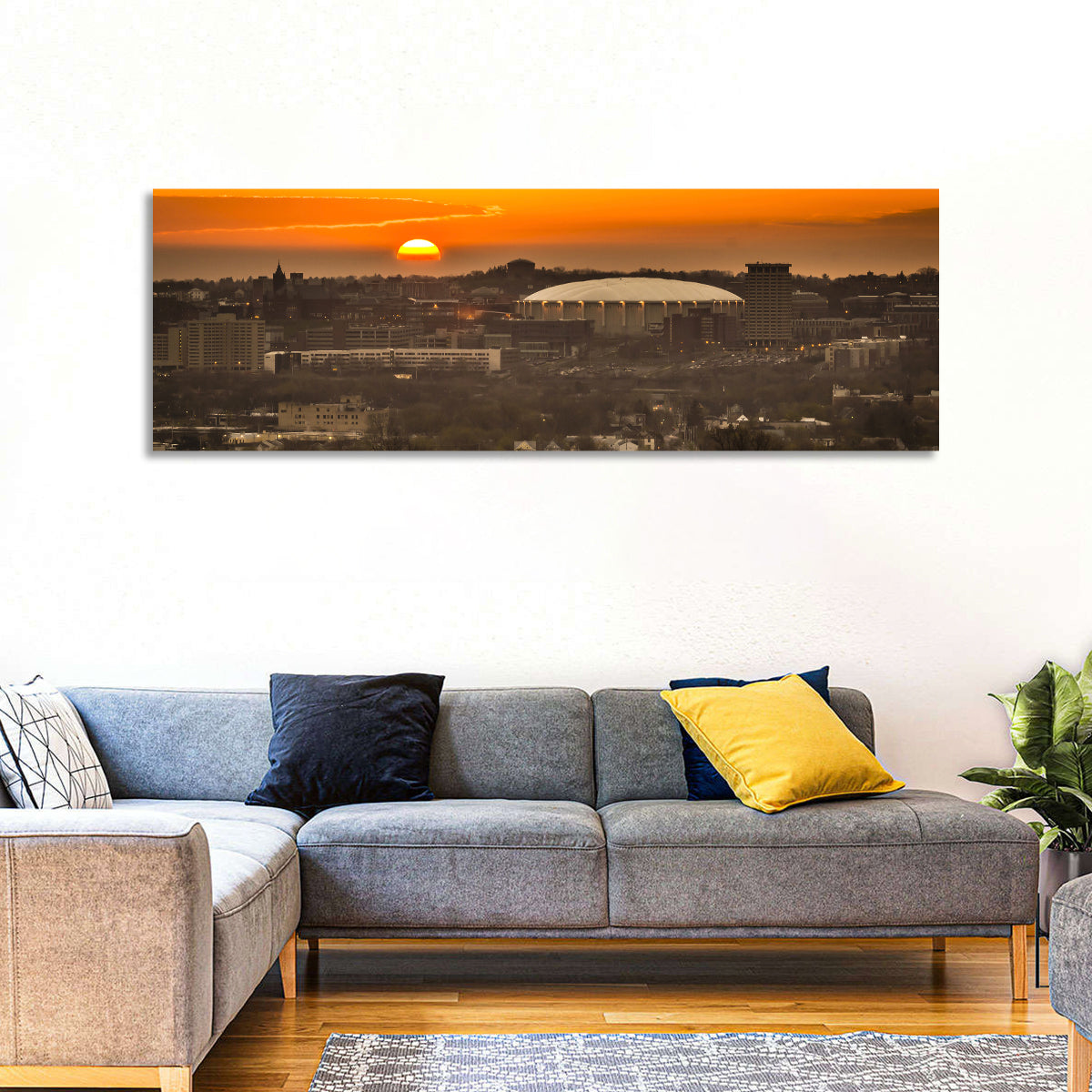 Syracuse University Hill Skyline Wall Art