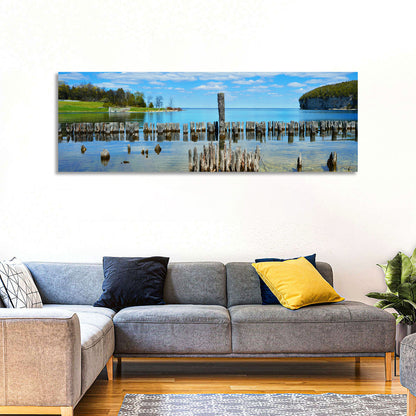 Big Bay De Noc Garden View Wall Art