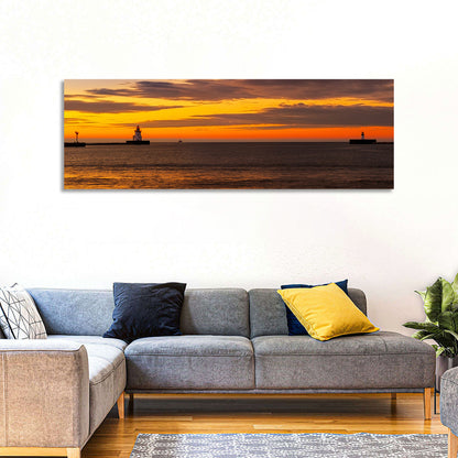 Lake Erie Twin Beacons Wall Art