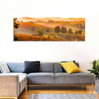Golden Hour Vineyard Hills Wall Art