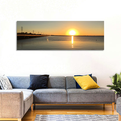 Lake Ray Hubbard Sunset Reflection Wall Art