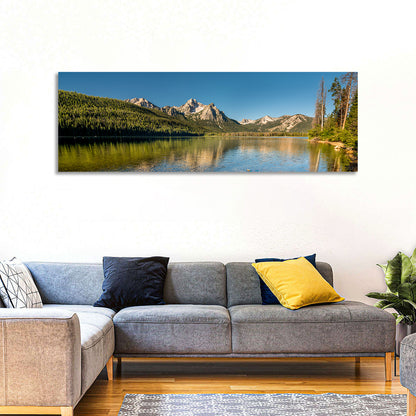 Morning Light at Stanley Lake Wall Art