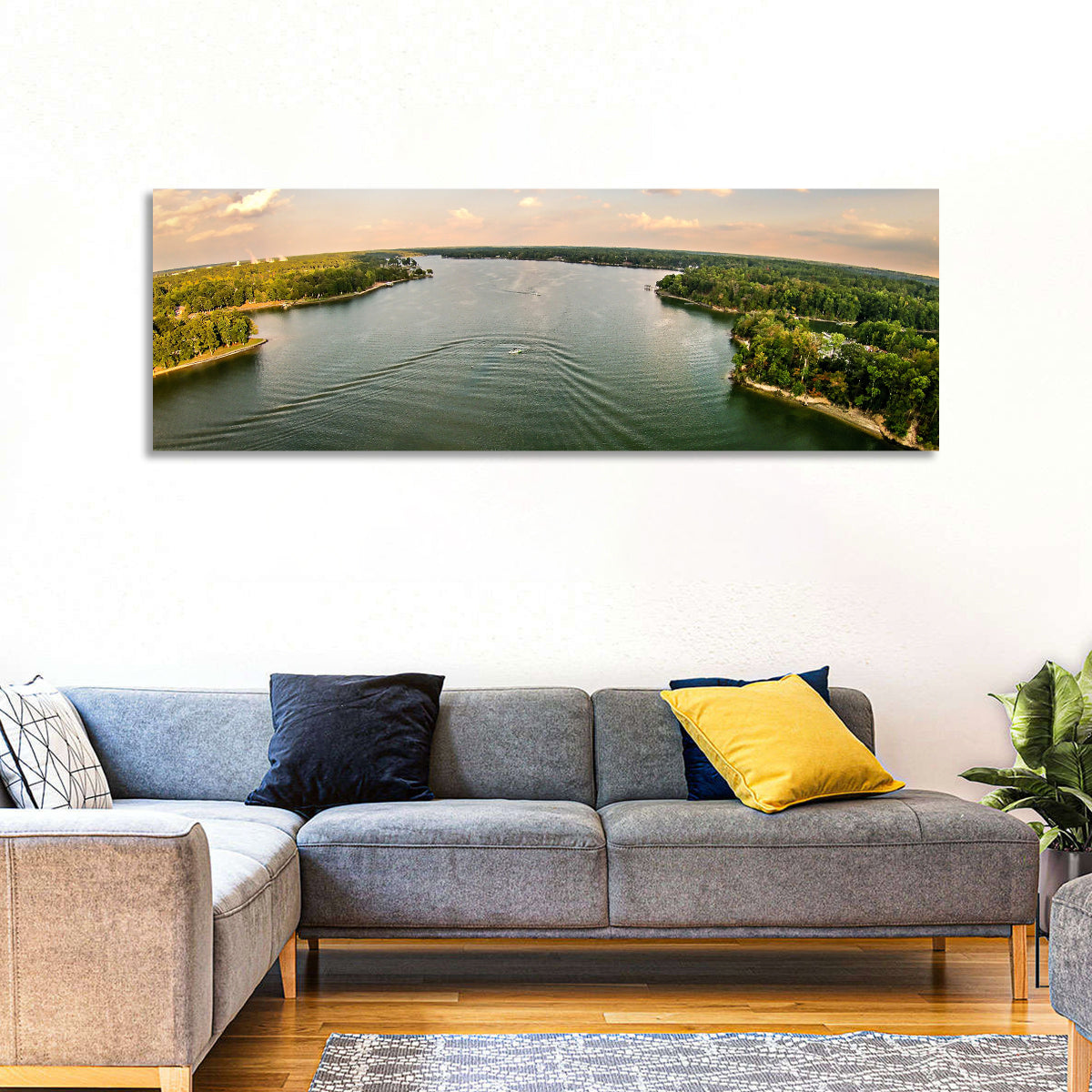 Lake Wylie Golden Hour Wall Art