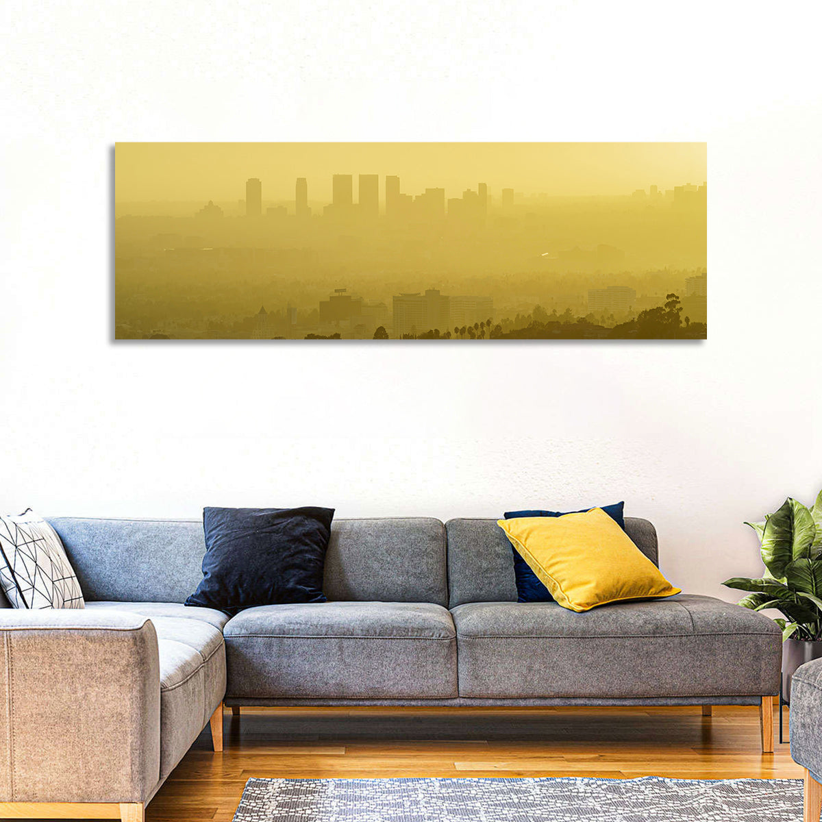 Westwood Los Angeles in Golden Haze Wall Art