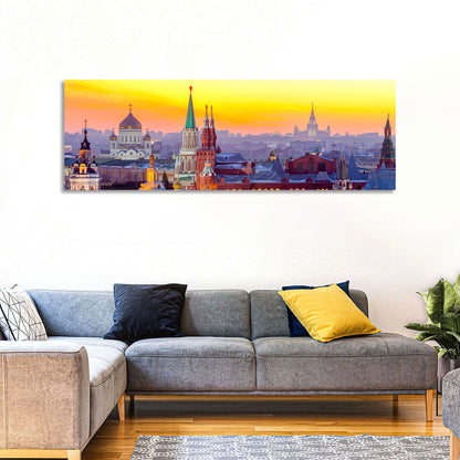 Moscow Kremlin at Golden Hour Wall Art
