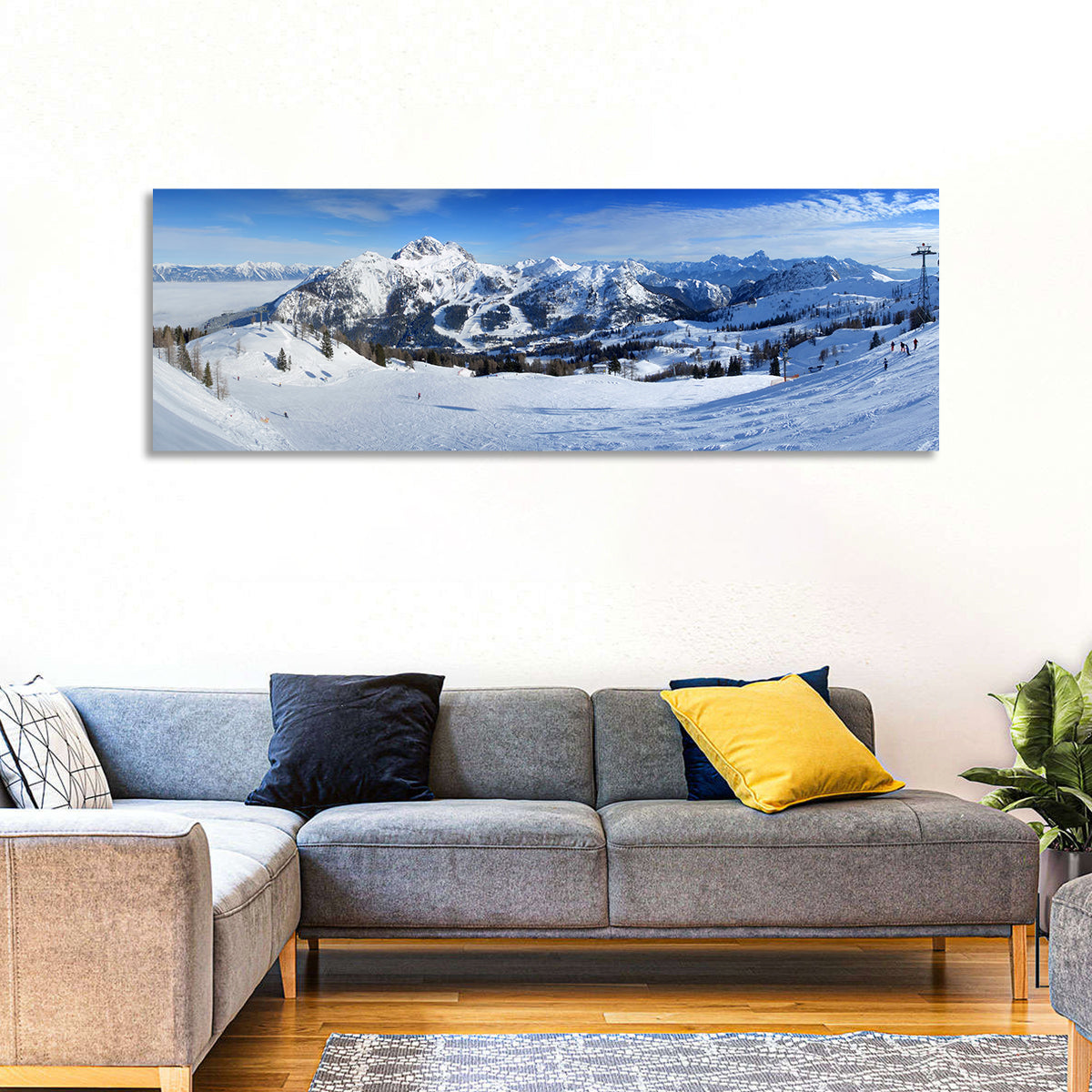 Nassfeld Ski Resort View Wall Art