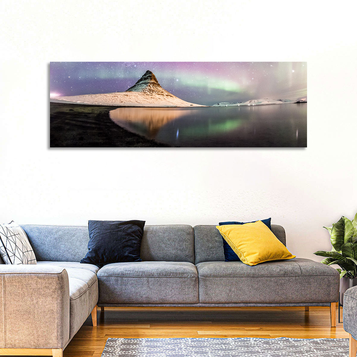 Kirkjufell Under the Milky Way Wall Art
