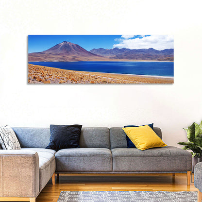 Miscanti Lagoon and Miñiques Volcano Wall Art