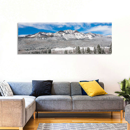 Colorado Snowy Mountain Cabin Wall Art