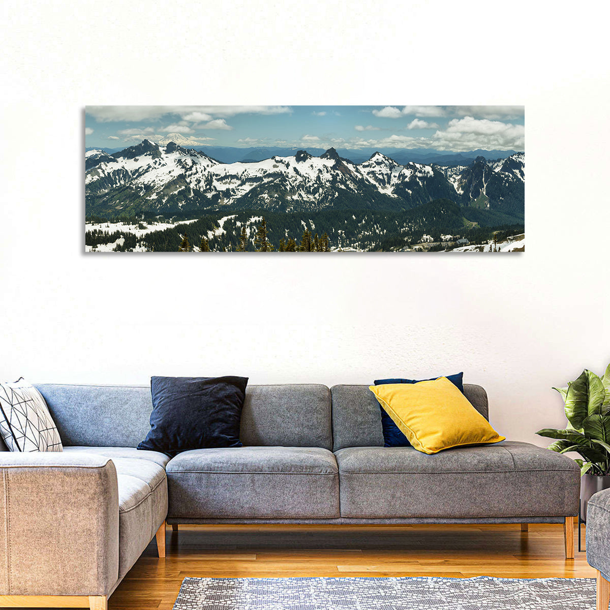 Mount Adams Snow Peaks Wall Art
