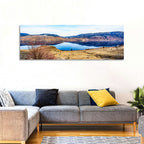 Kamloops Lake Winter Reflection Wall Art