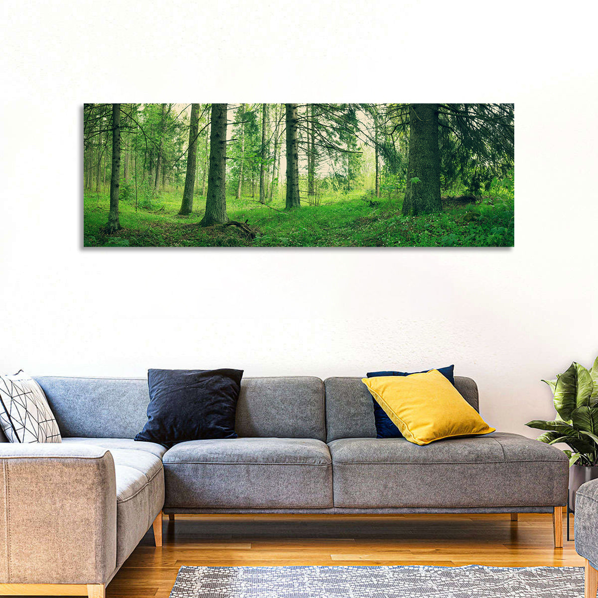 Verdant Forest Interior Wall Art