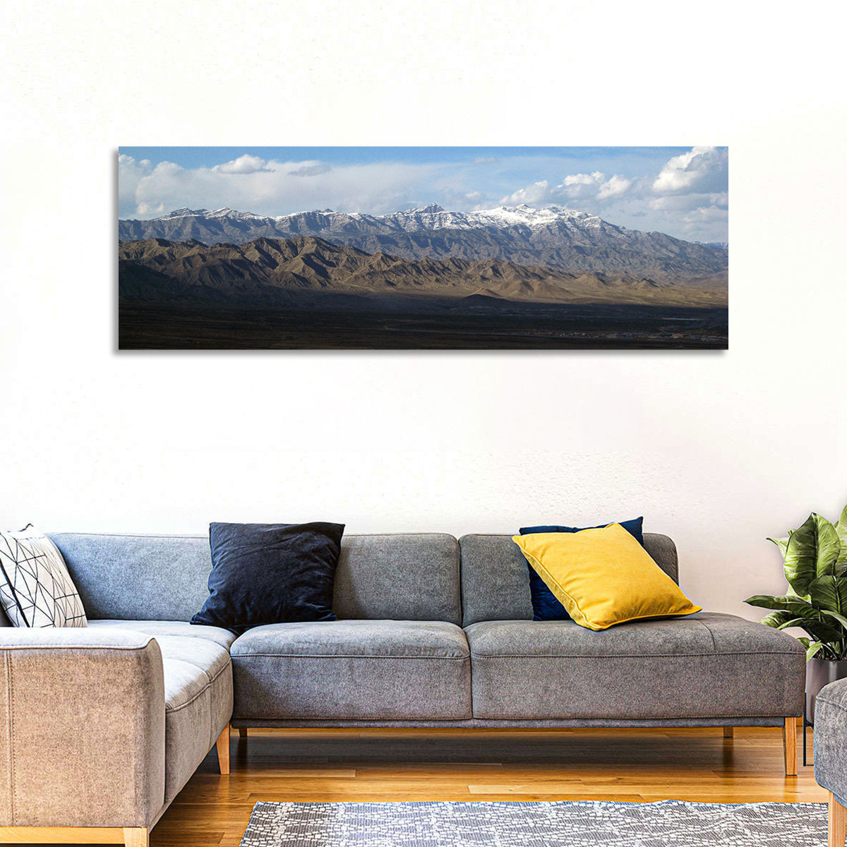 Snow Covered Afghan Mountains Wall Art