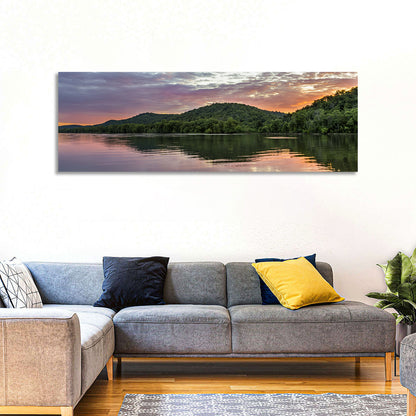 Ohio River Paden City at Dusk Wall Art