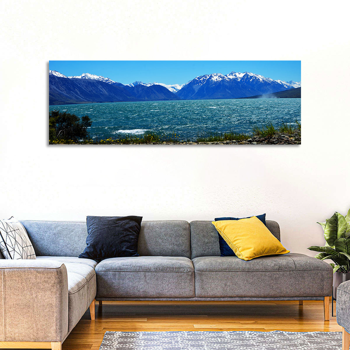 Lake Ohau Snow Peaks Wall Art