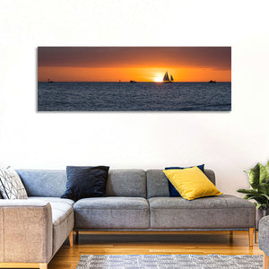 Florida Sea Sunset Wall Art