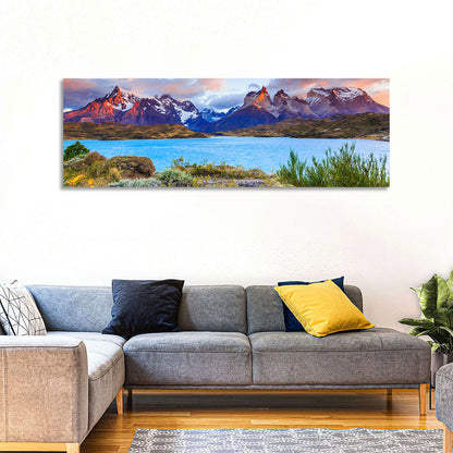 Lake Pehoe at Dawn Wall Art