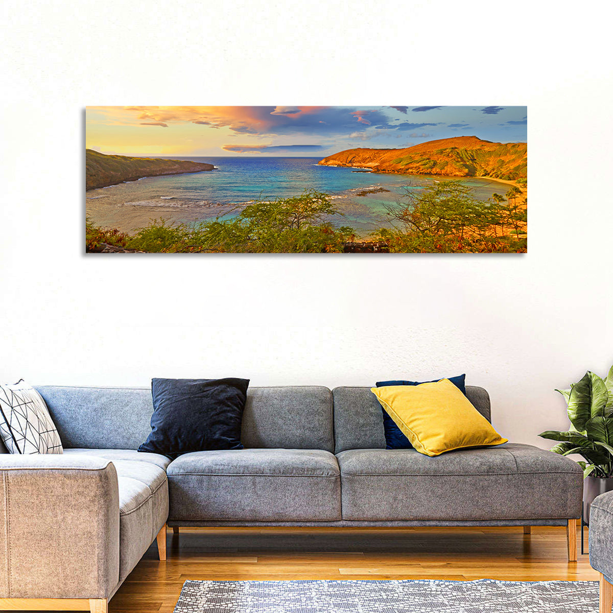 Hanauma Bay Golden Hour Wall Art