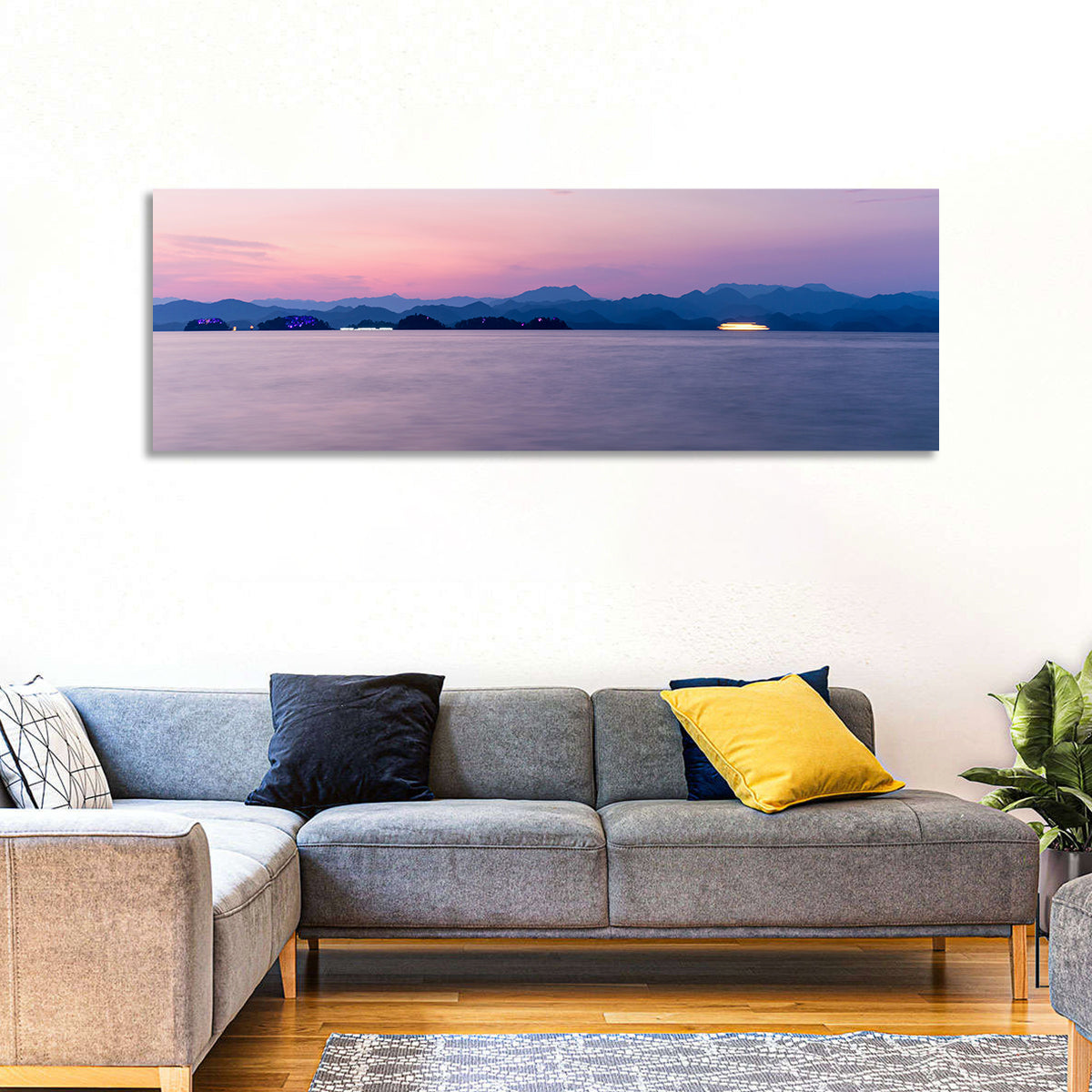 Hangzhou Thousand Island Lake at Dusk Wall Art