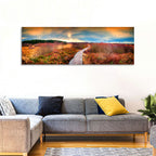 Autumn Heathland Boardwalk Wall Art