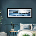 Reynisdrangar Sea Stacks Night Wall Art