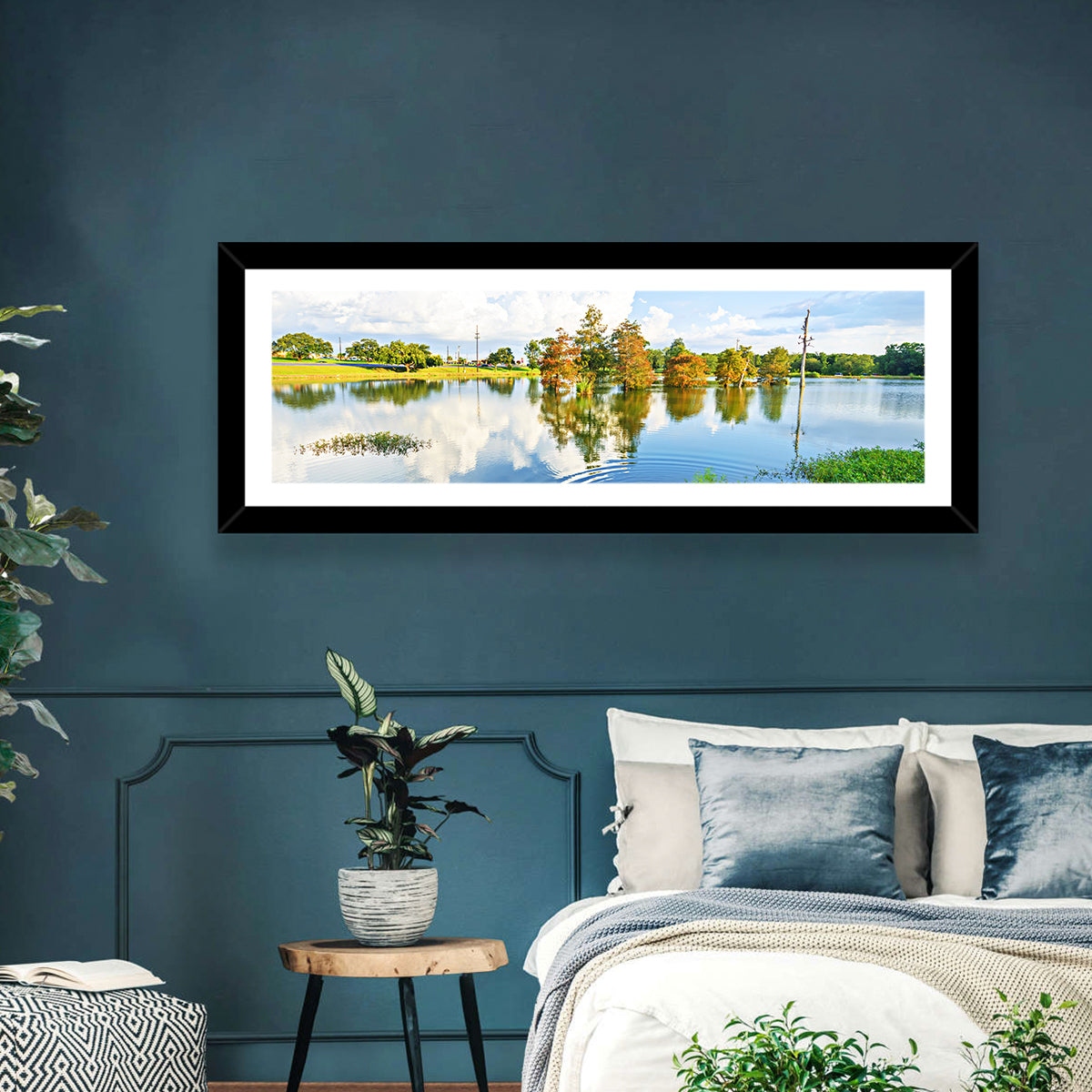 Lafayette Bayou Reflection Wall Art