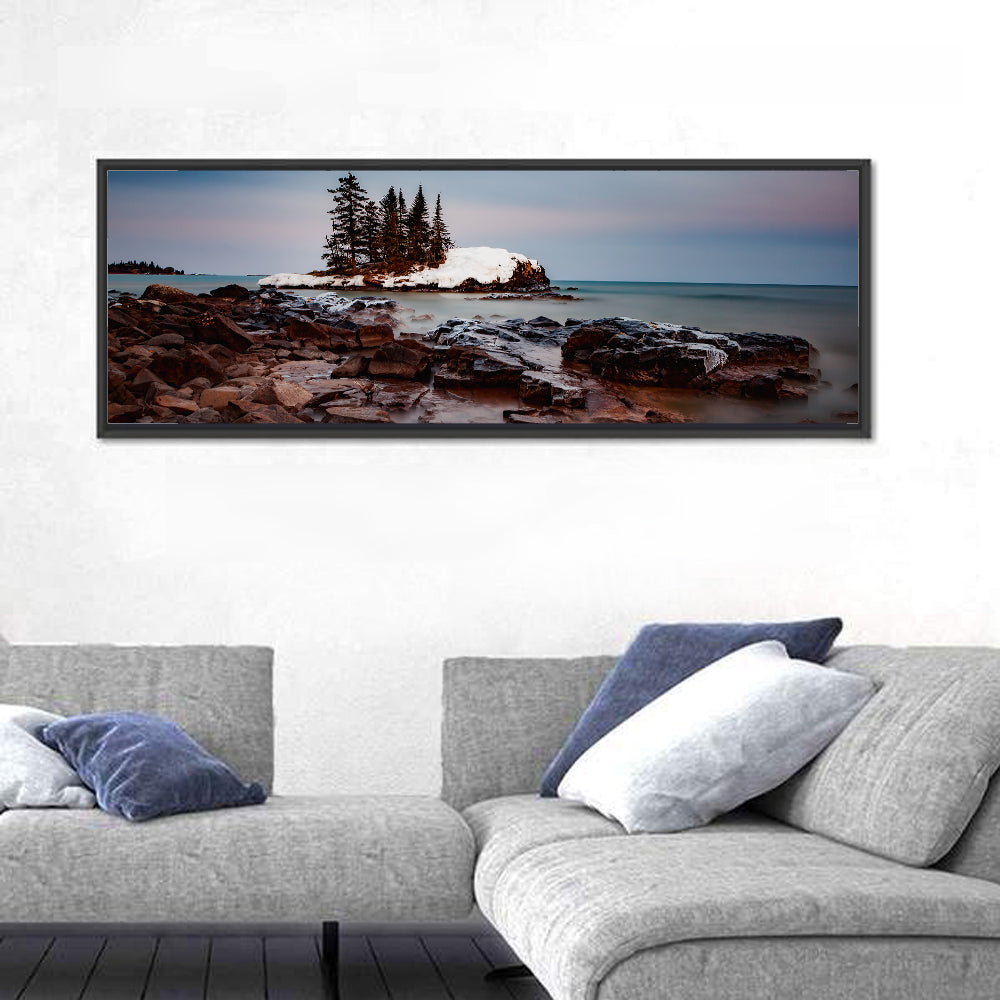 Lake Superior Winter Shore Wall Art