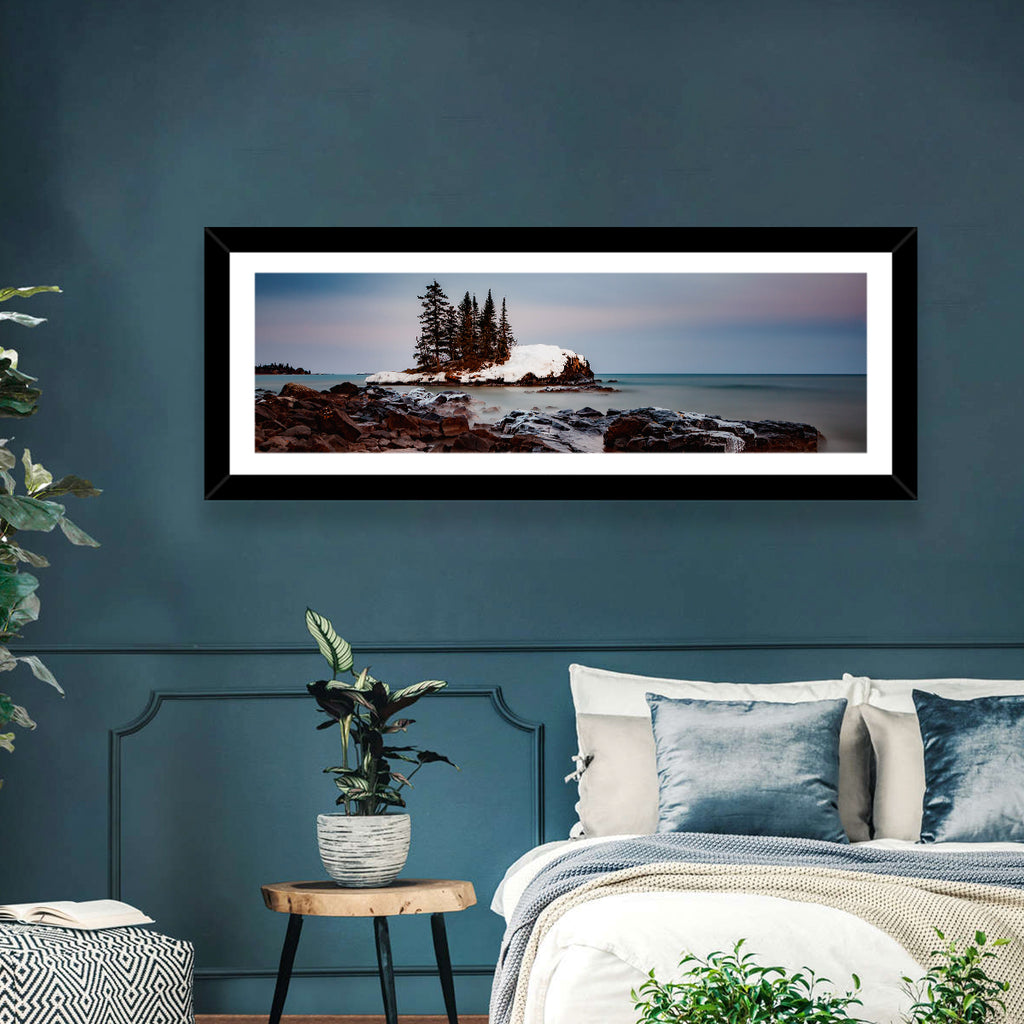 Lake Superior Winter Shore Wall Art