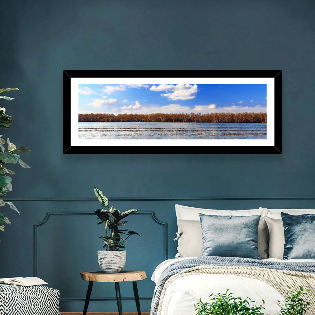 Andalusia Slough Autumn River Wall Art
