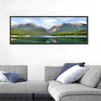 Mission Mountain Lake Reflection Wall Art