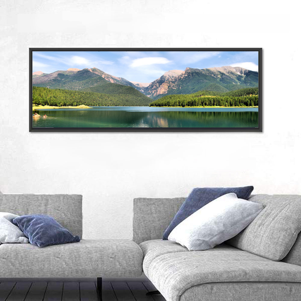 Mission Mountain Lake Reflection Wall Art