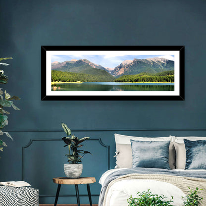 Mission Mountain Lake Reflection Wall Art