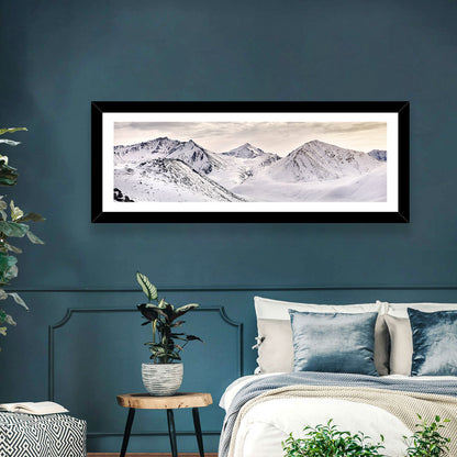 Zaili Alatay Snow Peaks Wall Art
