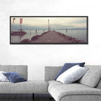 Stone Pier at Lake Garda Wall Art
