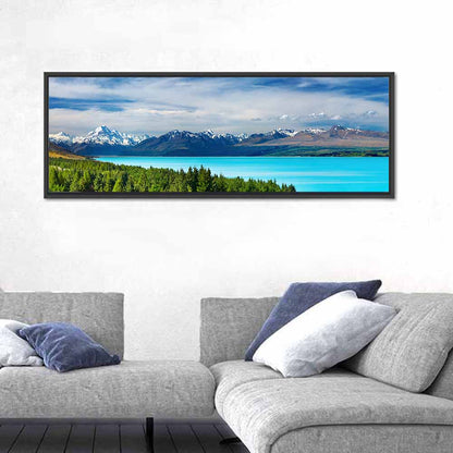 Mount Cook Over Lake Pukaki Wall Art