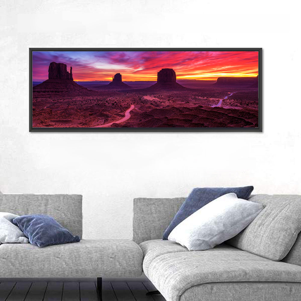 Monument Valley Arizona Sunset Wall Art