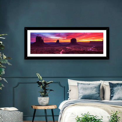 Monument Valley Arizona Sunset Wall Art