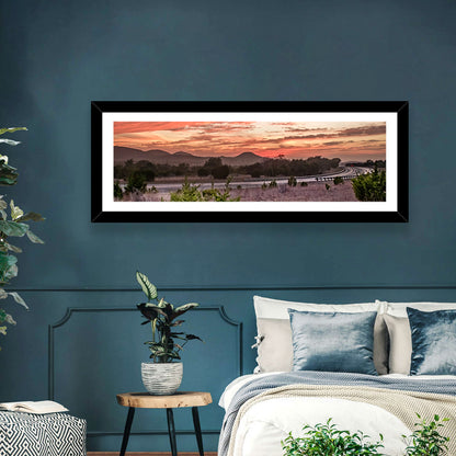 Sunset Curve on Texas Highway 16 Wall Art