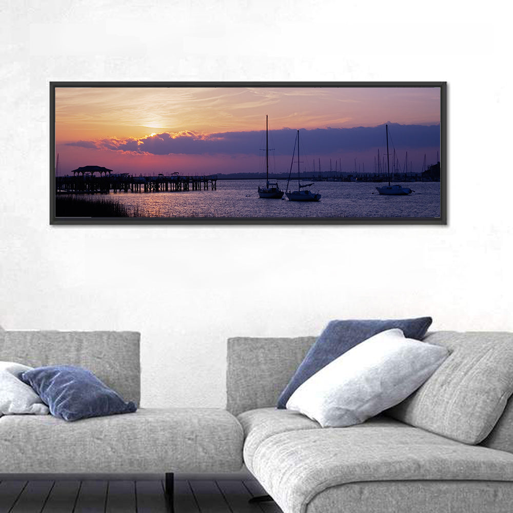 South Carolina Coastal Harbor Wall Art