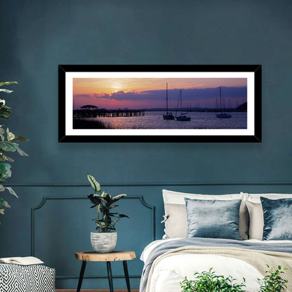 South Carolina Coastal Harbor Wall Art