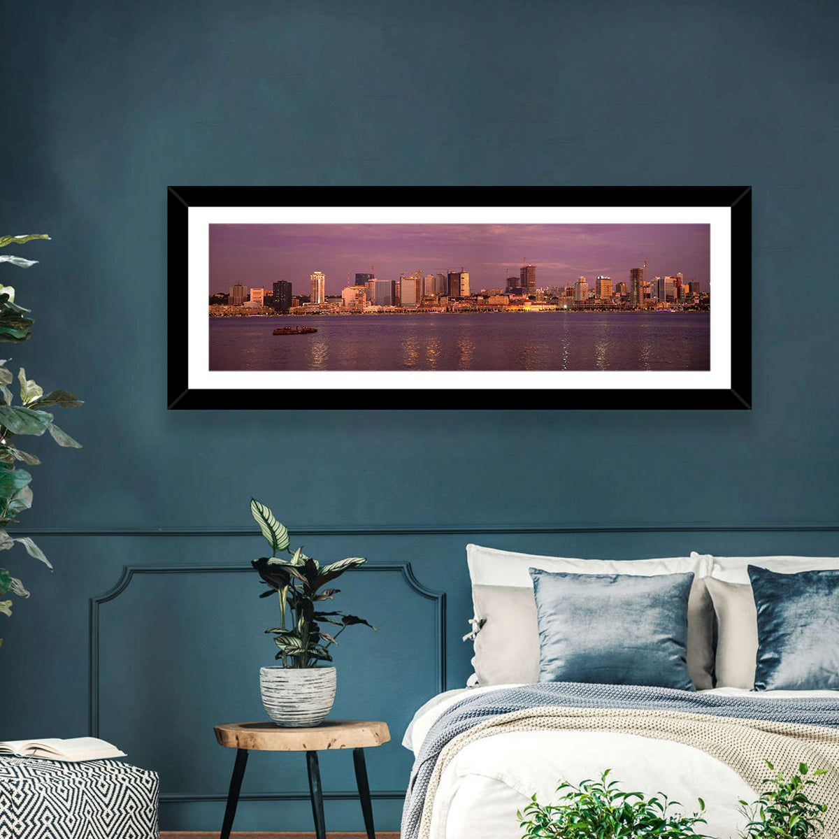 Luanda Skyline at Dusk Wall Art